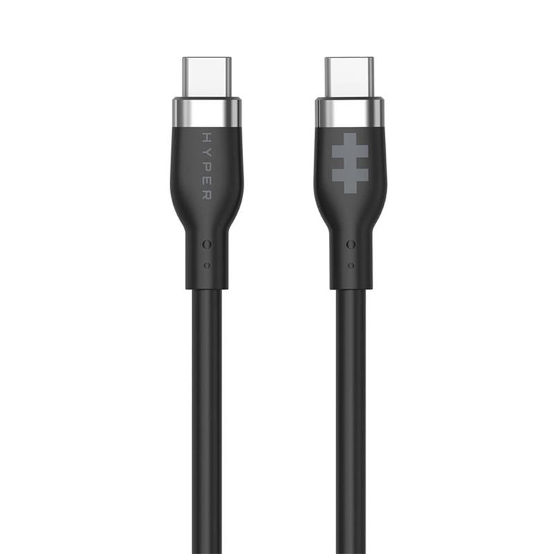 Hyper kábel HyperJuice 240W Silicone USB-C to USB-C Cable 2m - Black 