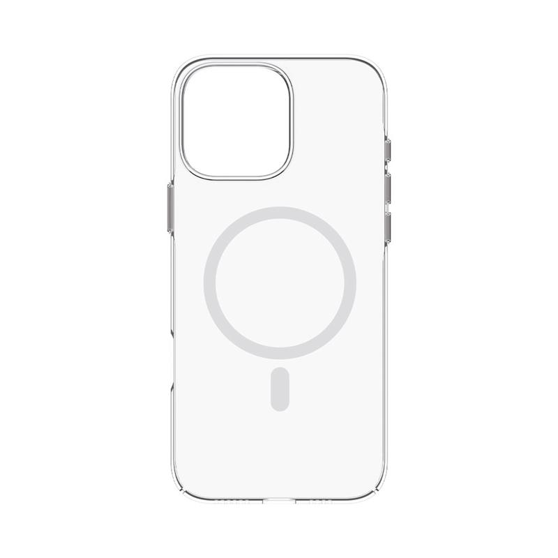 Comma kryt Glass Series Magnetic Case pre iPhone 16 - Clear 