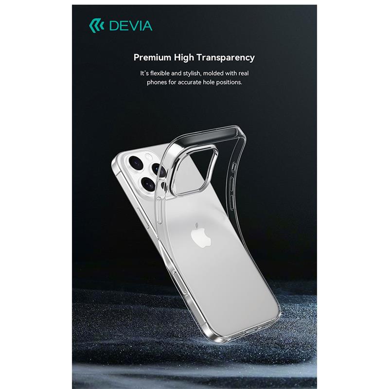 Devia kryt Naked TPU Case pre iPhone 16 - Clear 