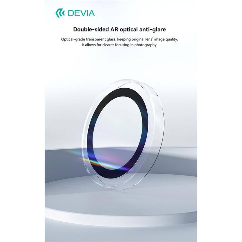 Devia Peak Series Crystal Lens Protector pre iPhone 16/16 Plus - Clear 