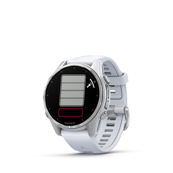 Garmin fenix 8 - 43mm, AMOLED, Silver, Whitestone band 