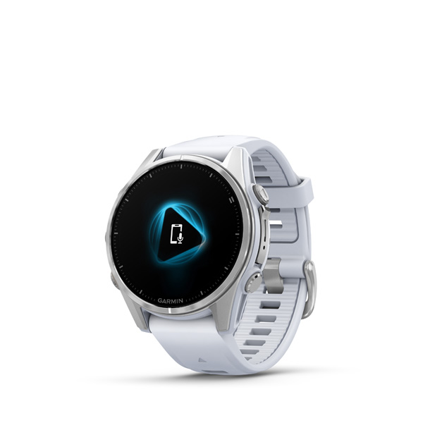 Garmin fenix 8 - 43mm, AMOLED, Silver, Whitestone band 