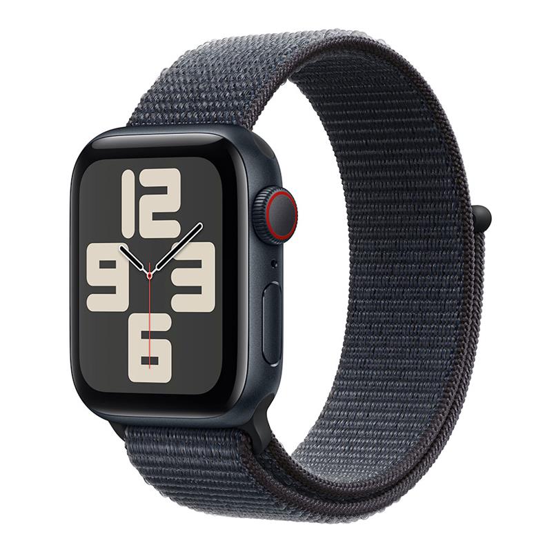 Apple Watch SE GPS + Cellular 44mm Midnight Aluminium Case with Ink Sport Loop 