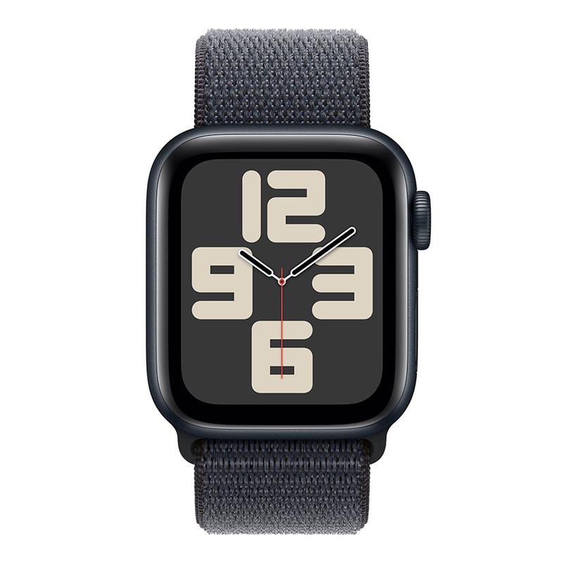 Apple Watch SE GPS 44mm Midnight Aluminium Case with Ink Sport Loop 