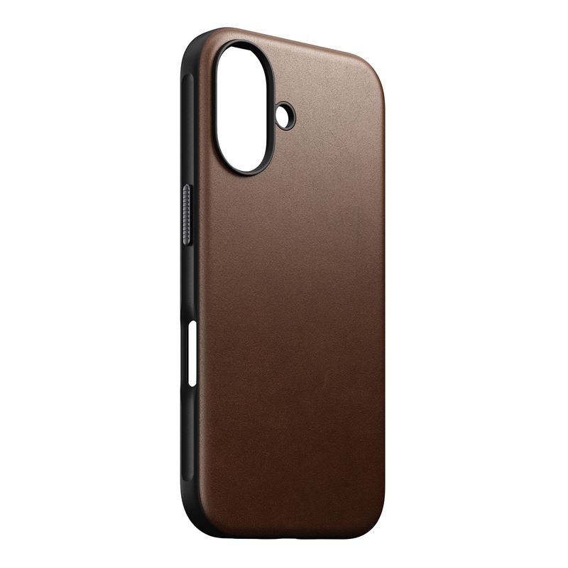 Nomad kryt Modern Leather Case Magsafe pre iPhone 16 - Brown 