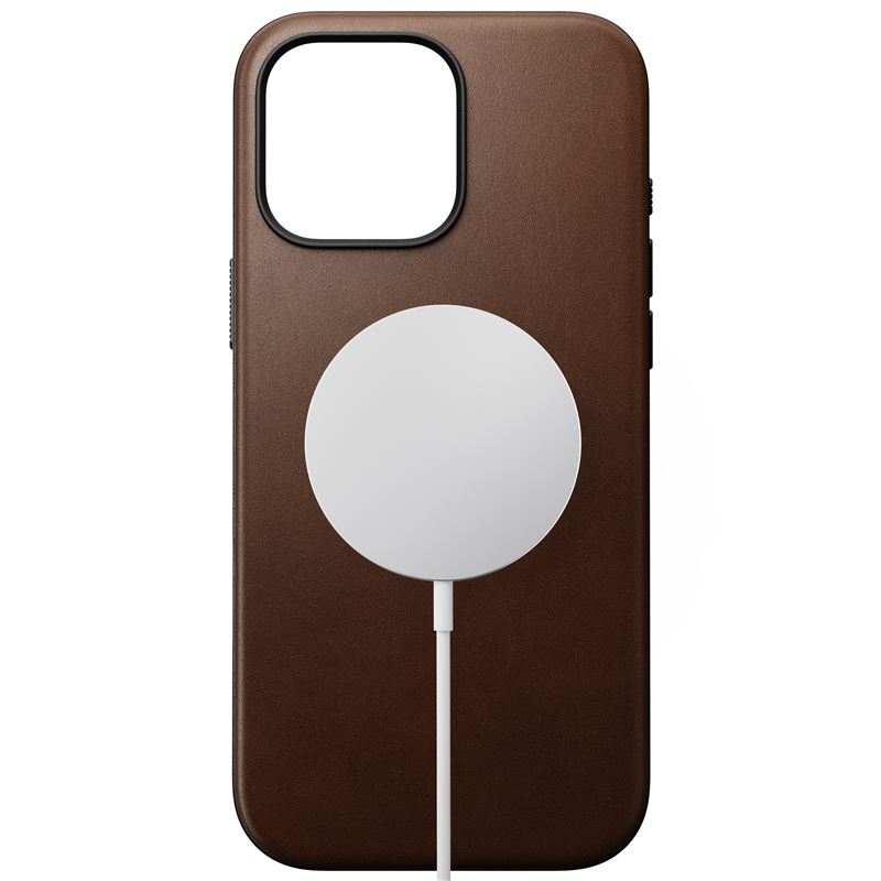 Nomad kryt Modern Leather Case Magsafe pre iPhone 16 Pro Max - Brown 