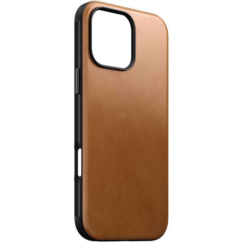 Nomad kryt Modern Leather Case Magsafe pre iPhone 16 Pro Max - English Tan 