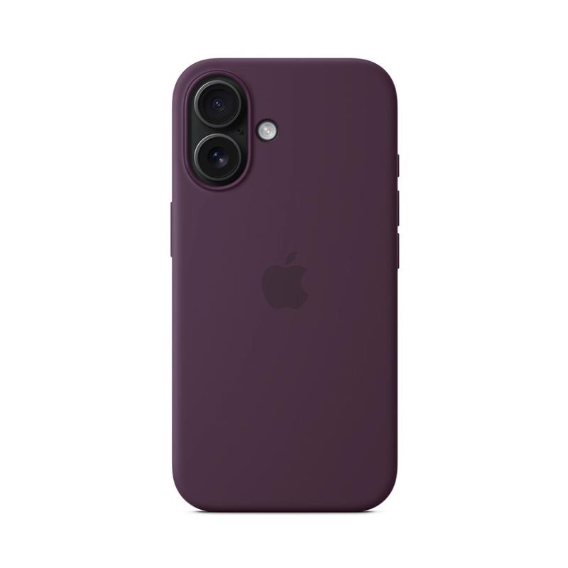 iPhone 16 Silicone Case with MagSafe - Plum 