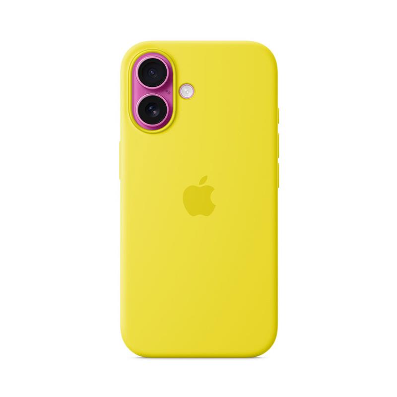 iPhone 16 Silicone Case with MagSafe - Star Fruit 