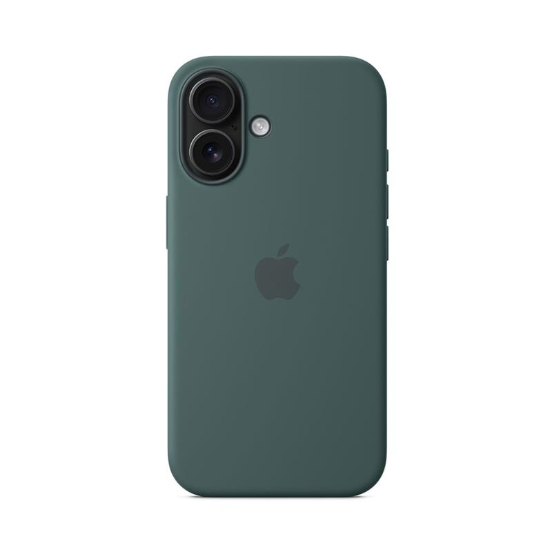 iPhone 16 Silicone Case with MagSafe - Lake Green 