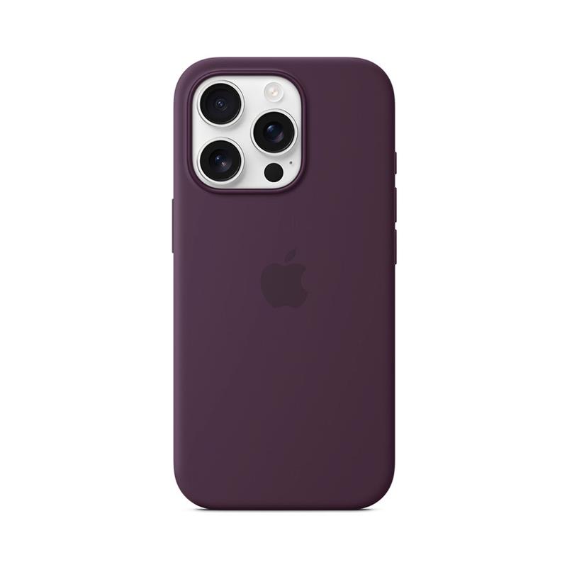 iPhone 16 Pro Silicone Case with MagSafe - Plum 