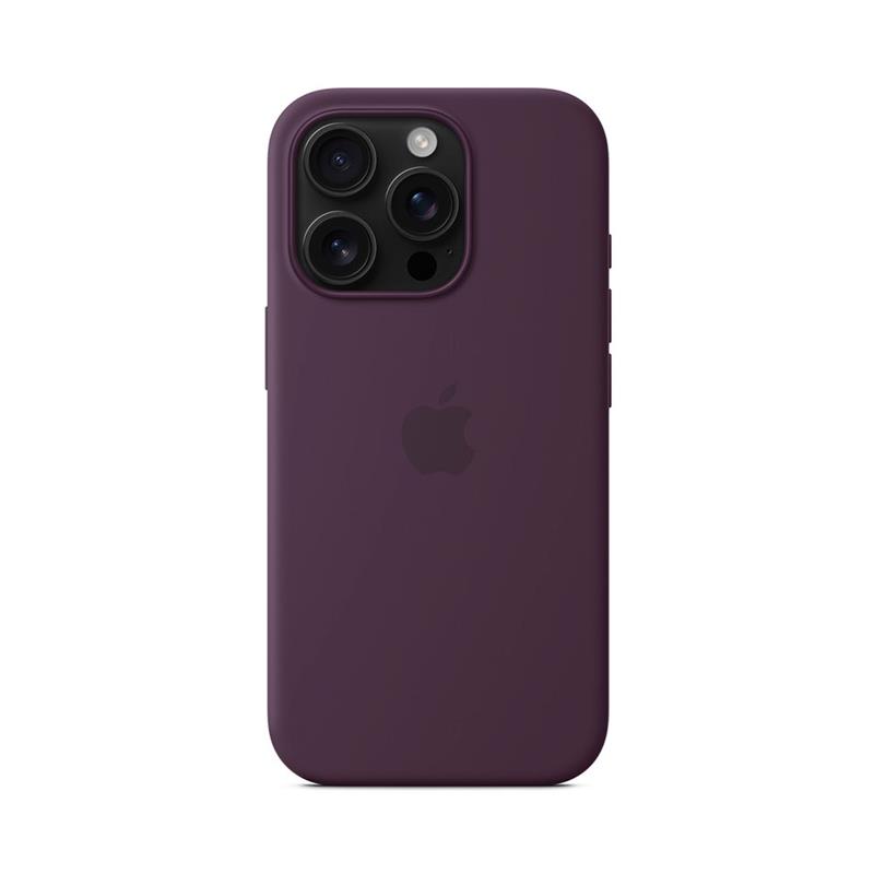 iPhone 16 Pro Silicone Case with MagSafe - Plum 