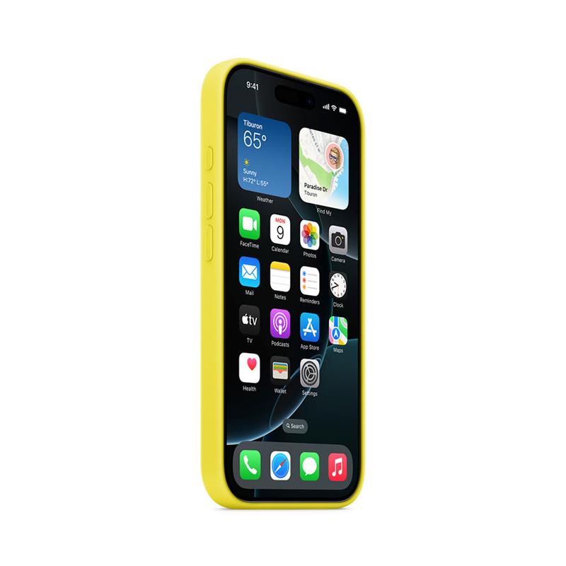 iPhone 16 Pro Silicone Case with MagSafe - Star Fruit 