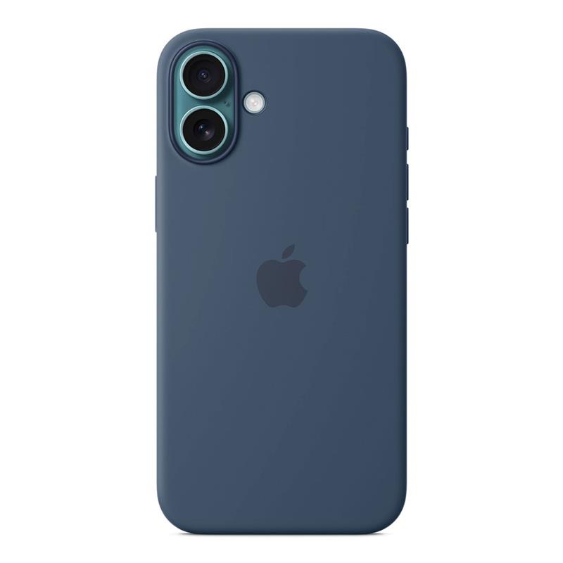 iPhone 16 Plus Silicone Case with MagSafe - Denim 
