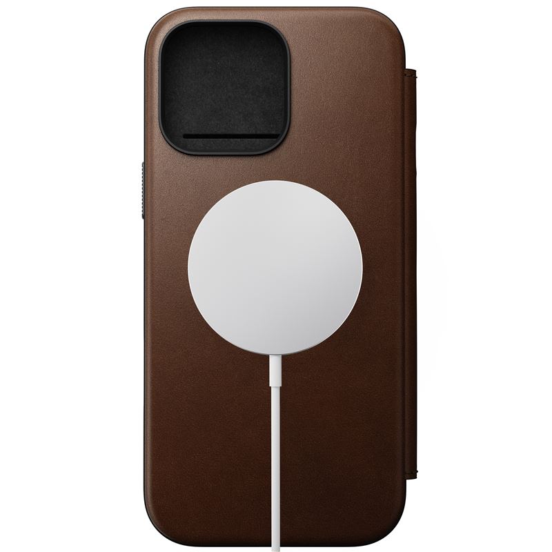 Nomad puzdro Modern Leather Folio Magsafe pre iPhone 16 Pro Max - Brown 