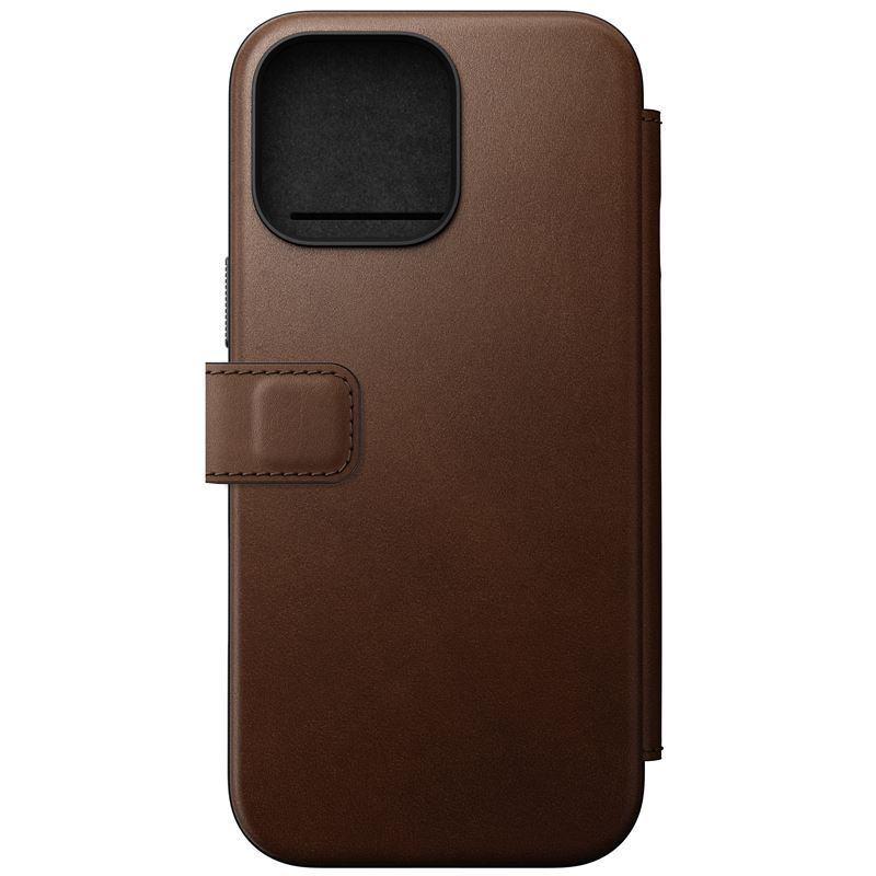 Nomad puzdro Modern Leather Folio Magsafe pre iPhone 16 Pro Max - Brown 