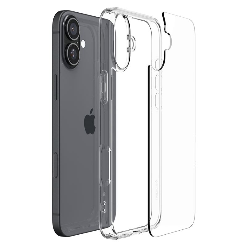 Spigen kryt Ultra Hybrid pre iPhone 16 - Crystal Clear 