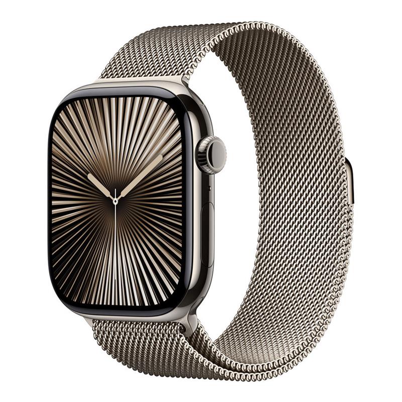 Apple Watch 46mm Natural Milanese Loop - S/M 