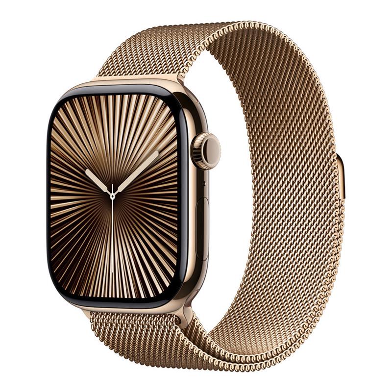 Apple Watch 46mm Gold Milanese Loop - S/M 