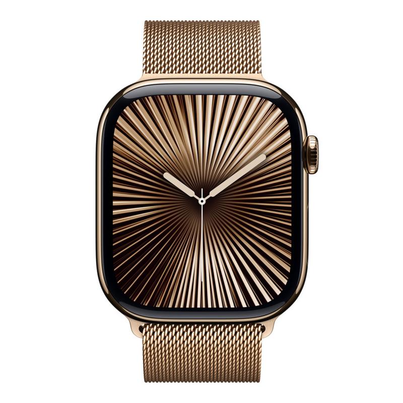 Apple Watch 46mm Gold Milanese Loop - S/M 