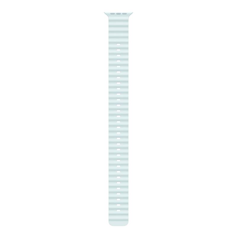 Apple Watch 49mm Ice Blue Ocean Band Extension - Black Titanium Finish 