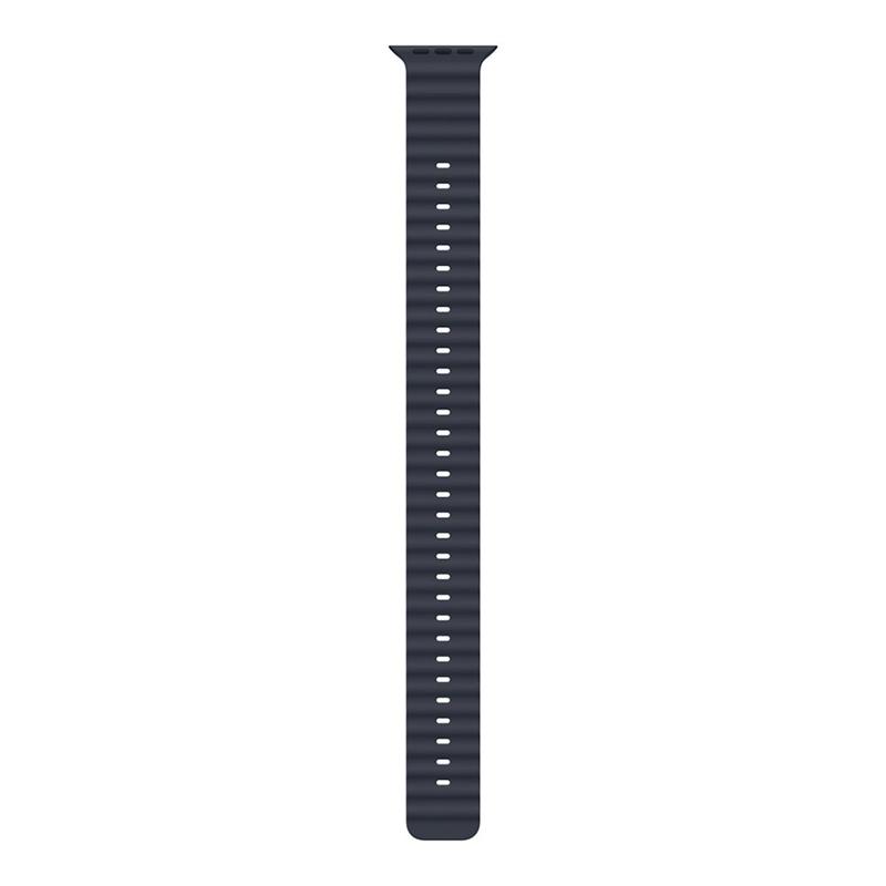 Apple Watch 49mm Navy Ocean Band Extension - Natural Titanium Finish 