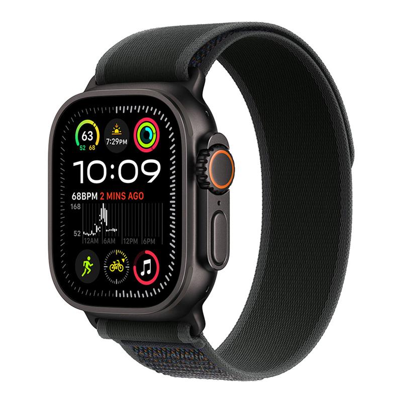 Apple Watch Ultra 2 GPS + Cellular 49mm Black Titanium Case with Black Trail Loop - S/M 