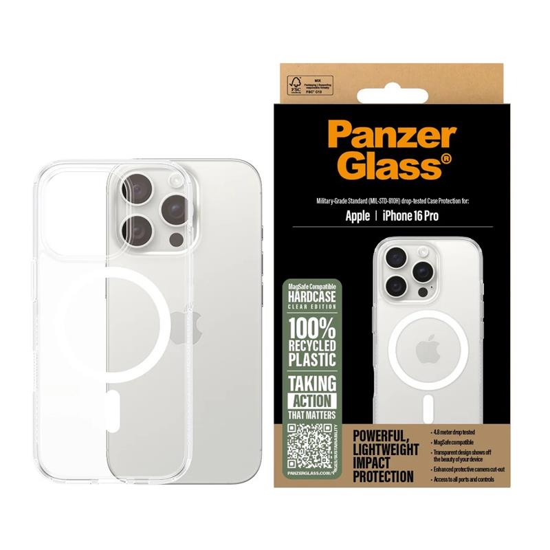 PanzerGlass kryt HardCase Magsafe pre iPhone 16 Pro - Clear 