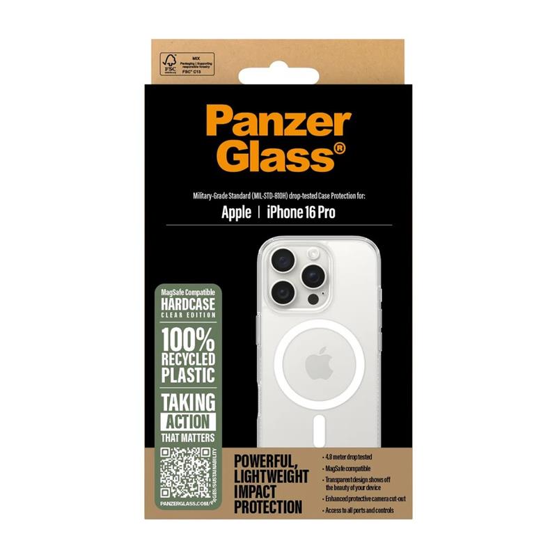 PanzerGlass kryt HardCase Magsafe pre iPhone 16 Pro - Clear 