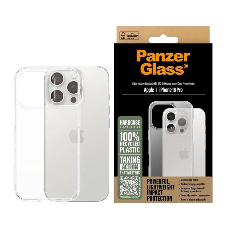 PanzerGlass kryt HardCase pre iPhone 16 Pro - Clear 