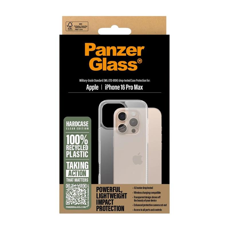 PanzerGlass kryt HardCase pre iPhone 16 Pro Max - Clear 