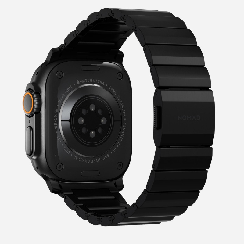 Nomad remienok pre Apple Watch 44-49 mm - Titanium Band/Black Hardware 