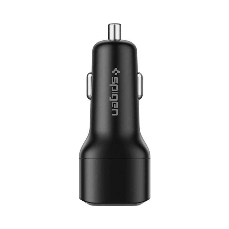 Spigen USB-C Car Charger ArcStation Dual Port 65W - Black 