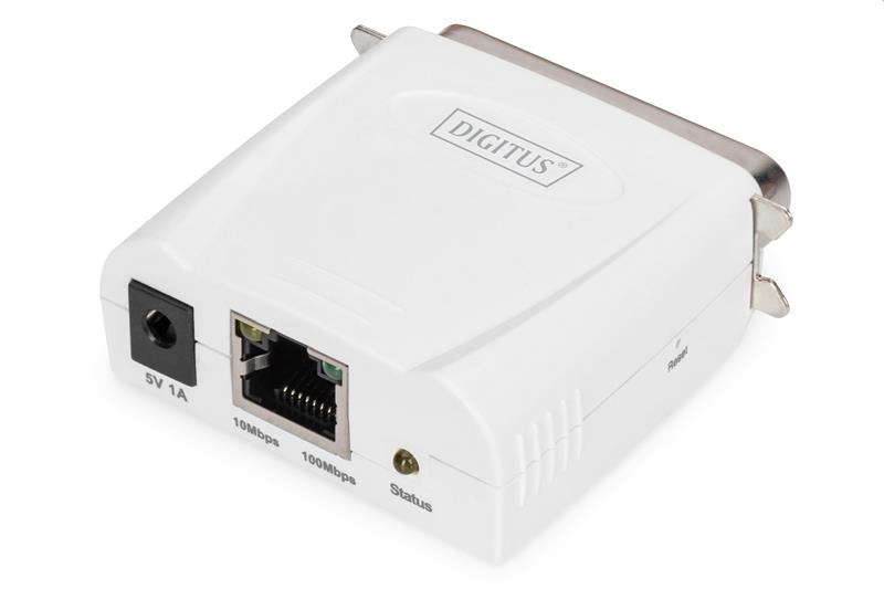 DIGITUS Fast Ethernet Print Server, parallel 