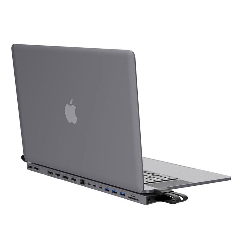 Hyper HyperDrive 4K Multi-Display Docking Station pre 13"-16" MacBooks - Silver 