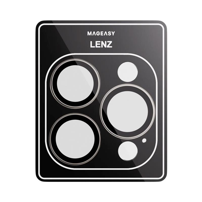 SwitchEasy Lenz Sapphire Camera Lens Protector pre iPhone 16 Pro/16 Pro Max - Titanium 