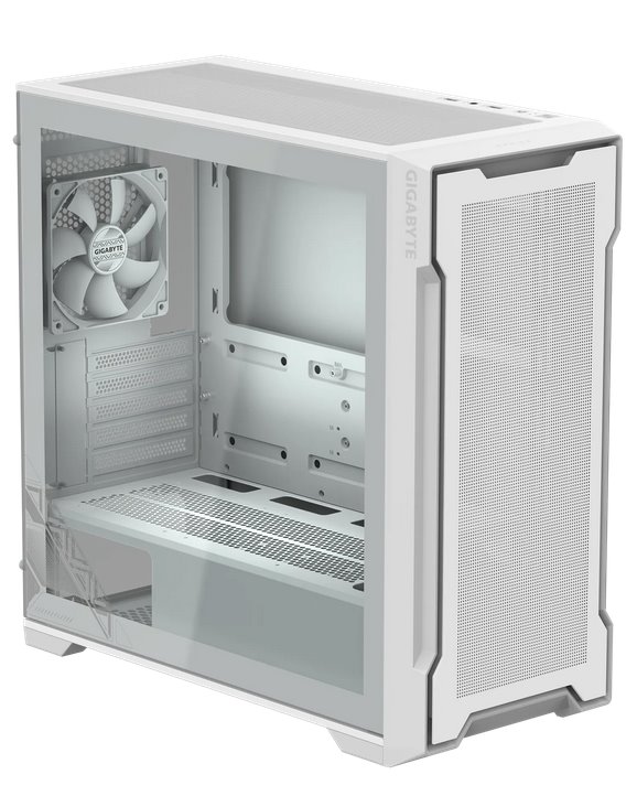 Gigabyte case C102 GLASS ICE, mATX, Mid Tower, white 