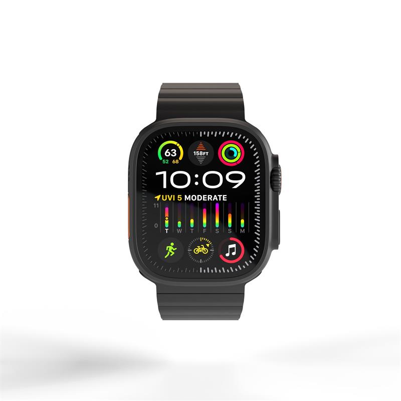 Mobile Origin remienok Titanium Band pre Apple Watch Ultra - Black Titanium 