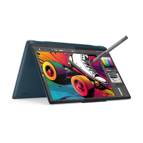 Lenovo YOGA 7 2in1 14IML9 Intel Ultra7-155H 16GB 1TB-SSD 14"2.8K OLED GL Touch IntelARC PEN Win11Home Tidal Teal 