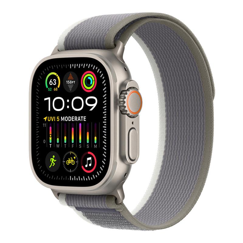 Apple Watch 49mm Green/Gray Trail Loop - M/L *Vystavený* 