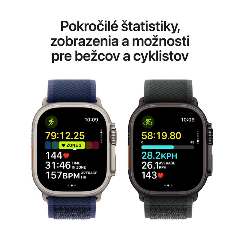 Apple Watch Ultra 2 GPS + Cellular 49mm Black Titanium Case with Black Titanium Milanese Loop - M 