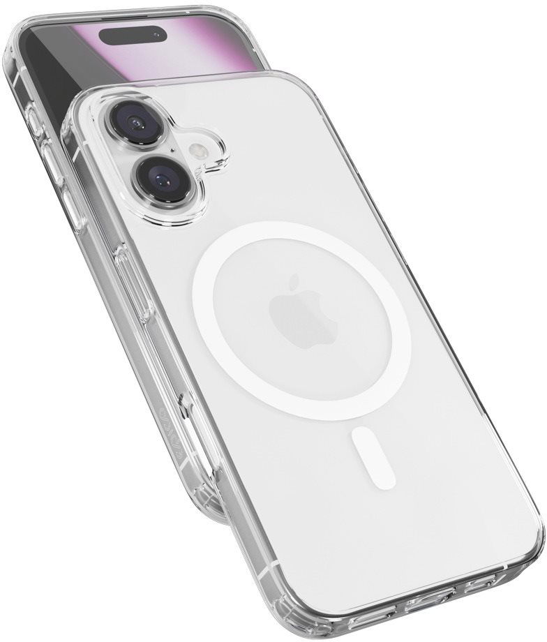 Epico Resolve Case Magnetic iPhone 16 Plus - transparentný 