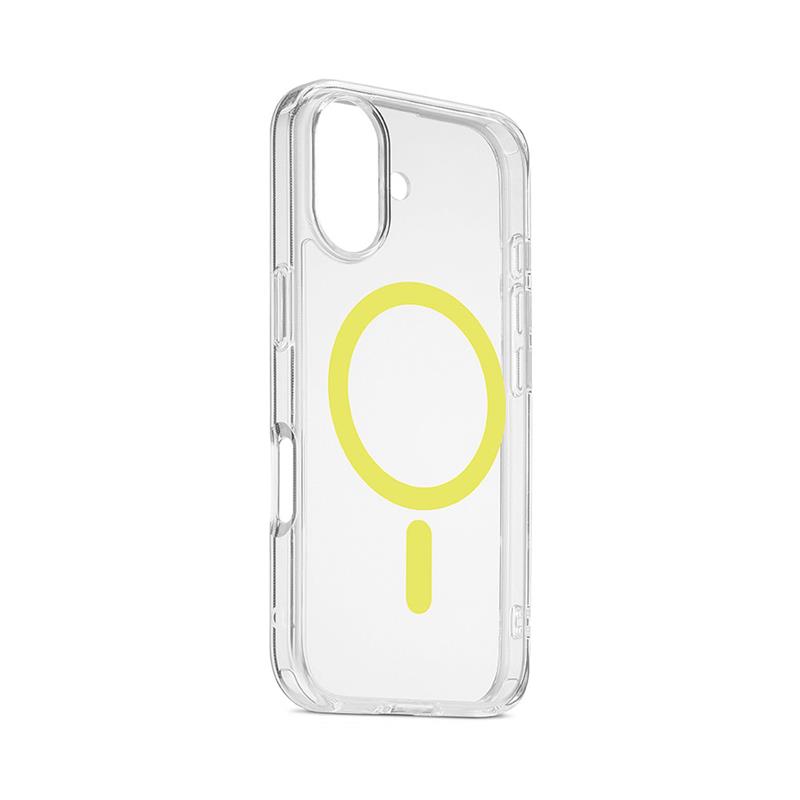 Aiino - Frozen Case with magnet for iPhone 16 - Lime 