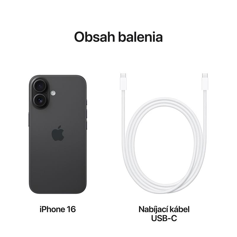 iPhone 16 128 GB čierna 