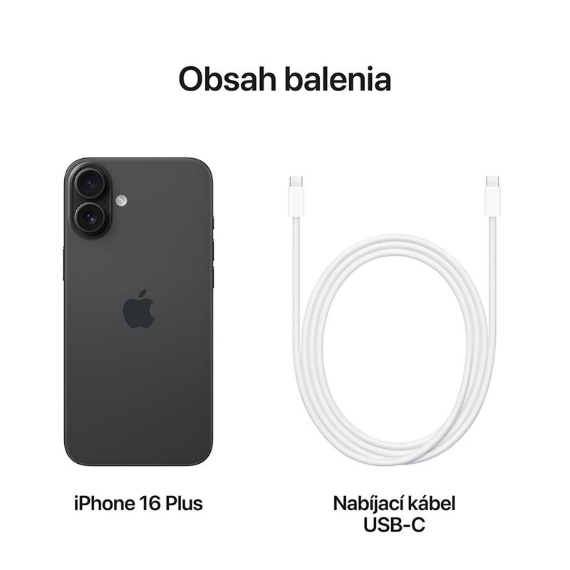 iPhone 16 Plus 128 GB čierna 