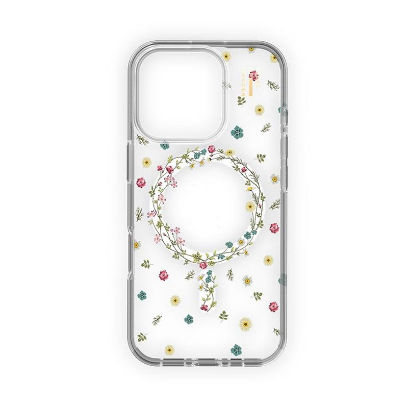iDeal Fashion Clear Case MagSafe iPhone 16 Pro Petite Floral 