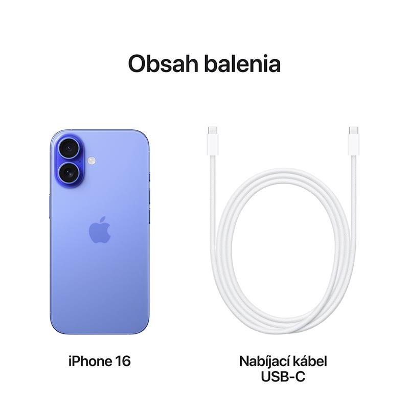 iPhone 16 128 GB ultramarínová 