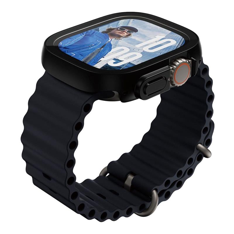 PanzerGlass ochranné sko Snappie Full Body Slim pre Apple Watch Ultra - Black 