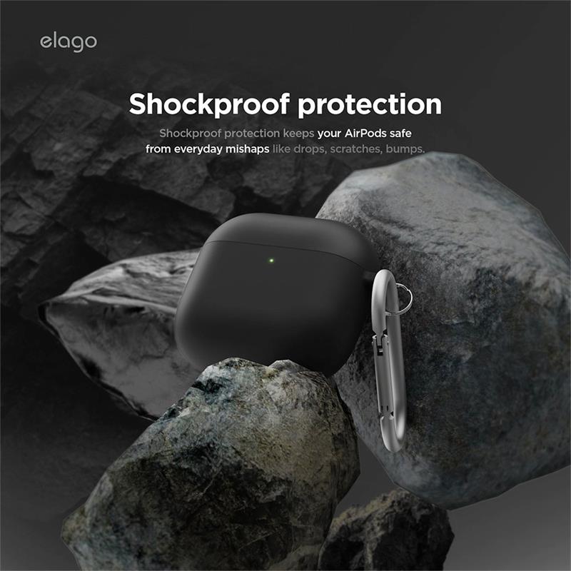 Elago Airpods 4 Liquid Hybrid Hang Case - Stone 