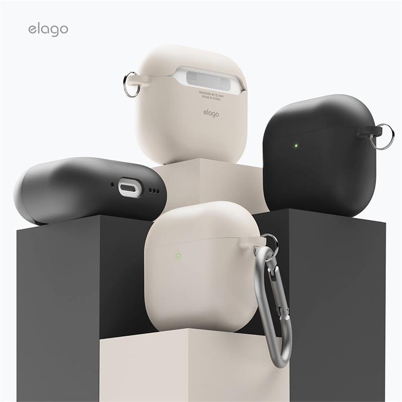 Elago Airpods 4 Liquid Hybrid Hang Case - Stone 